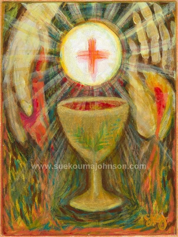 Eucharist Religious Art Print on outlets Paper or Canvas