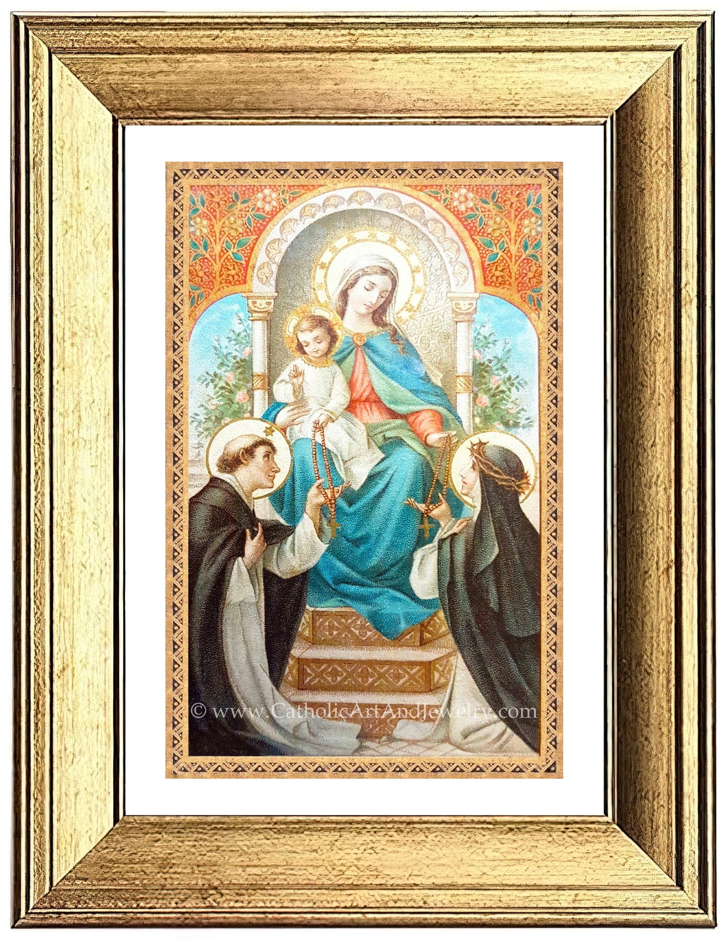 a painting of the virgin mary and child jesus