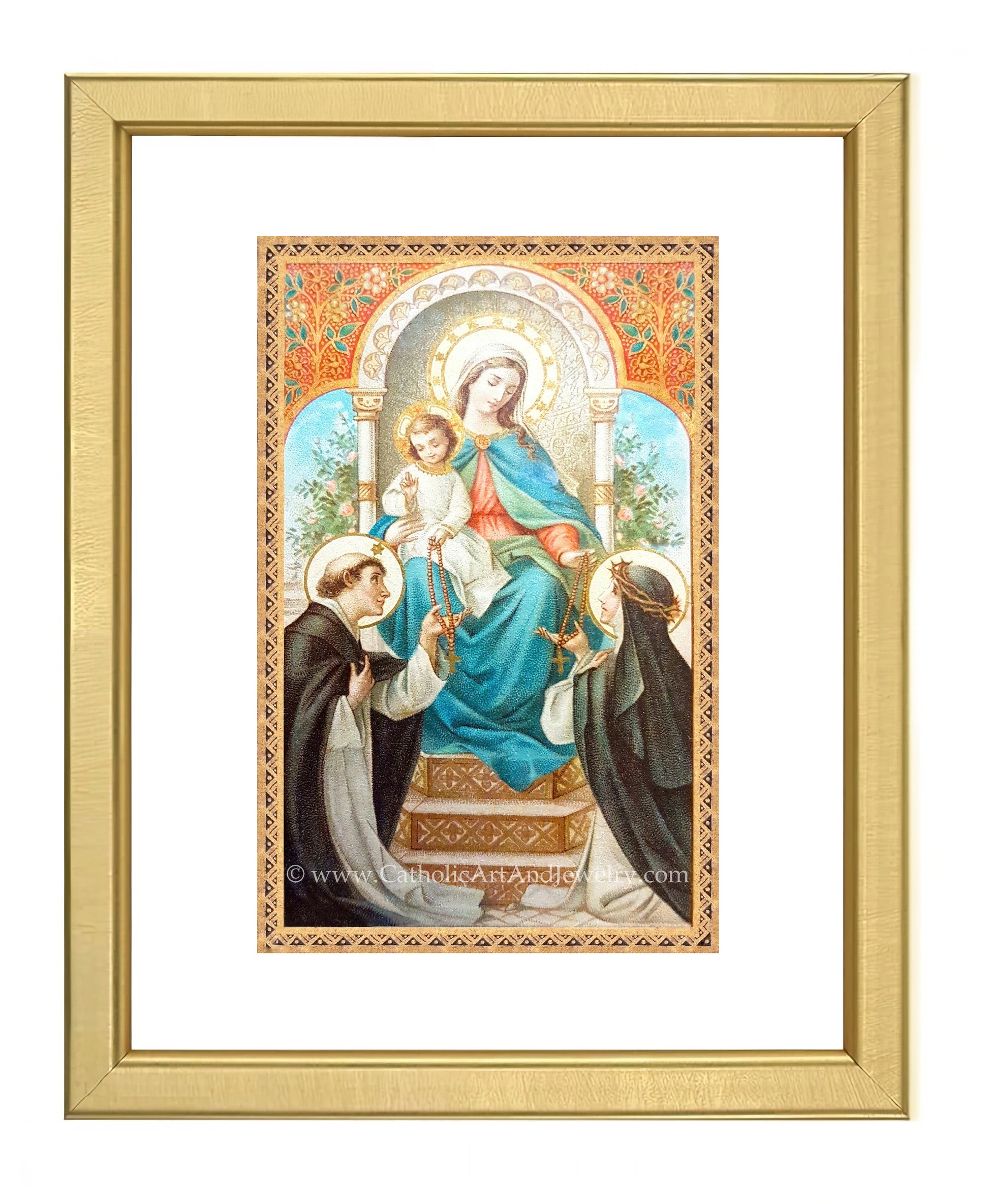 a painting of the virgin mary and child jesus