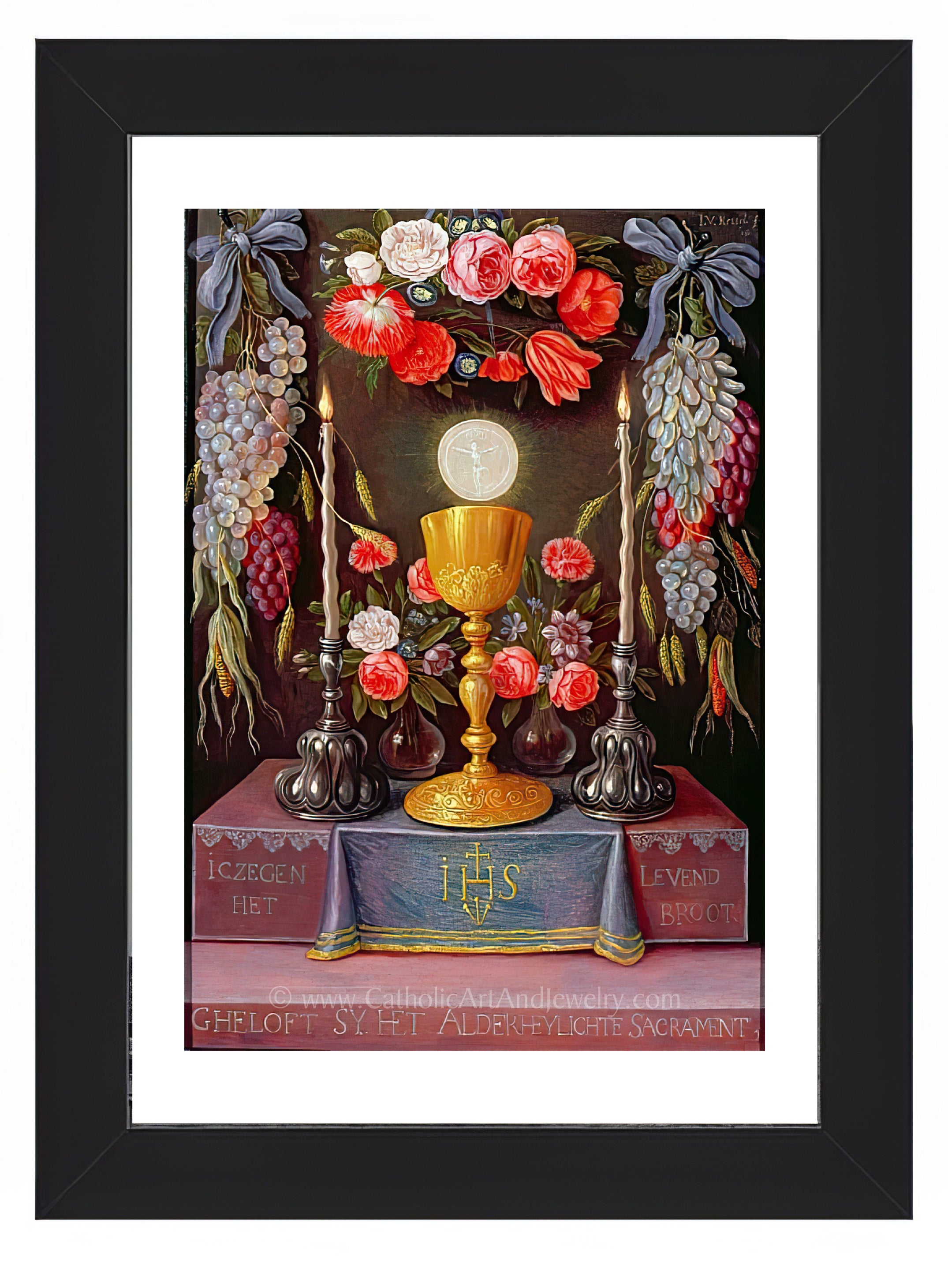 Eucharist store Religious Art Print on Paper or Canvas