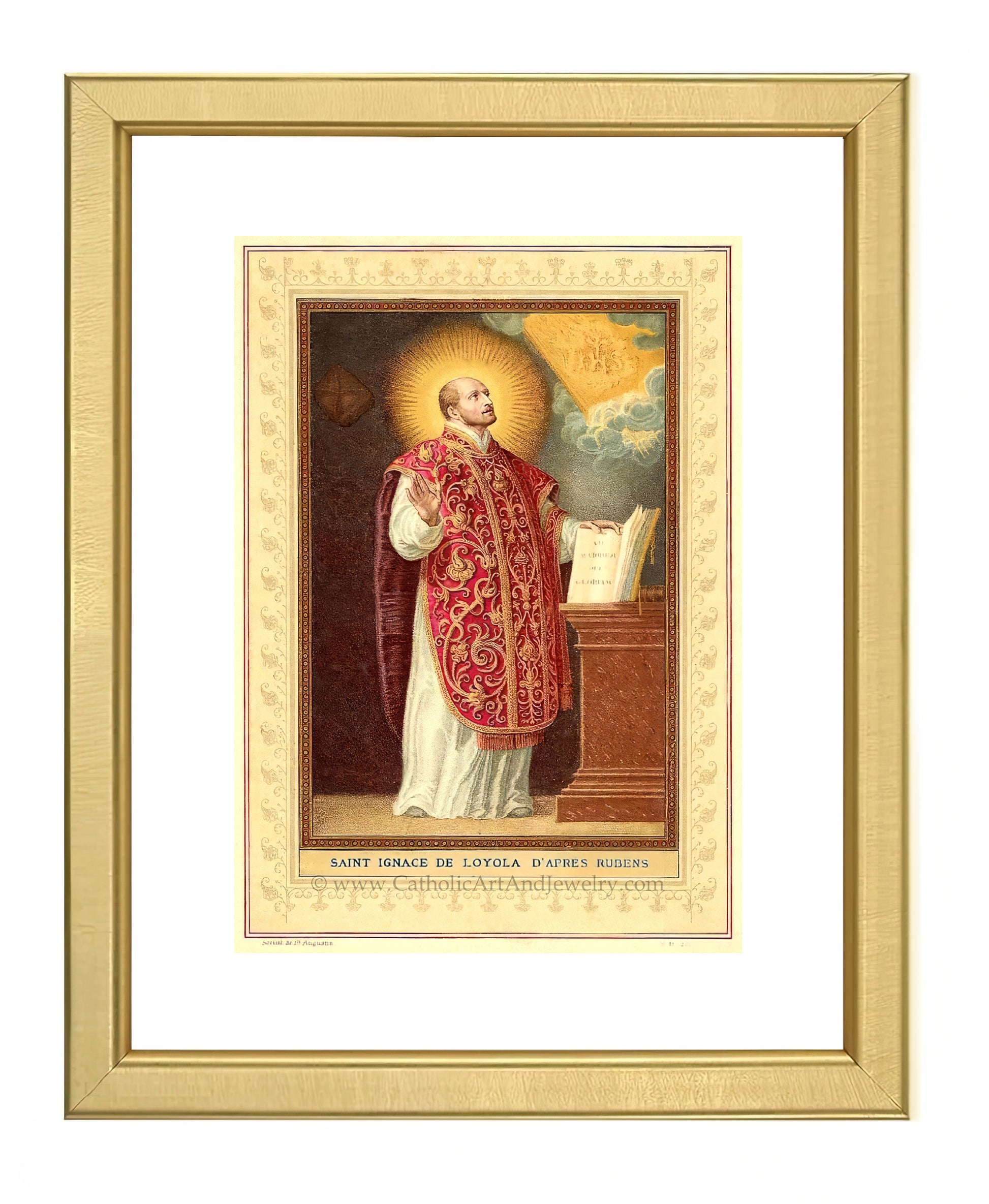 a painting of a man in a red robe