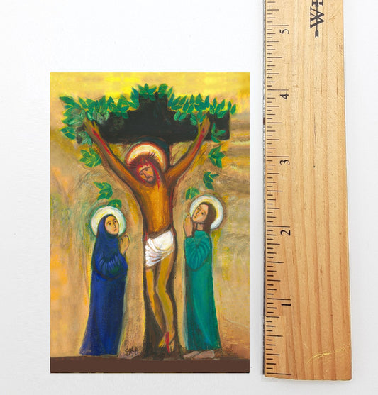 New! Tree of Life – Crucifixion –pack of 10/100/1000  – Easter Holy Card