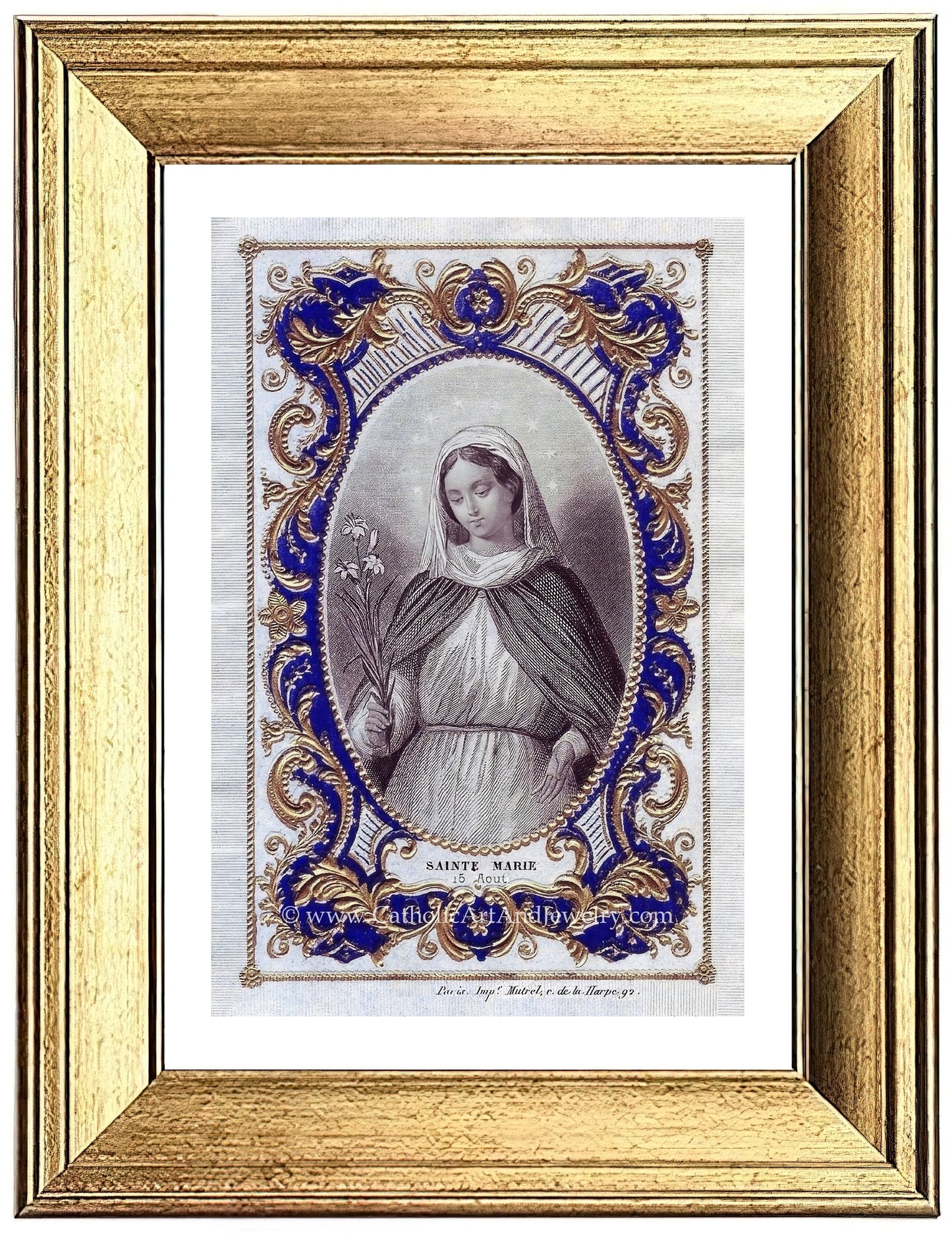 a picture of a woman in a frame