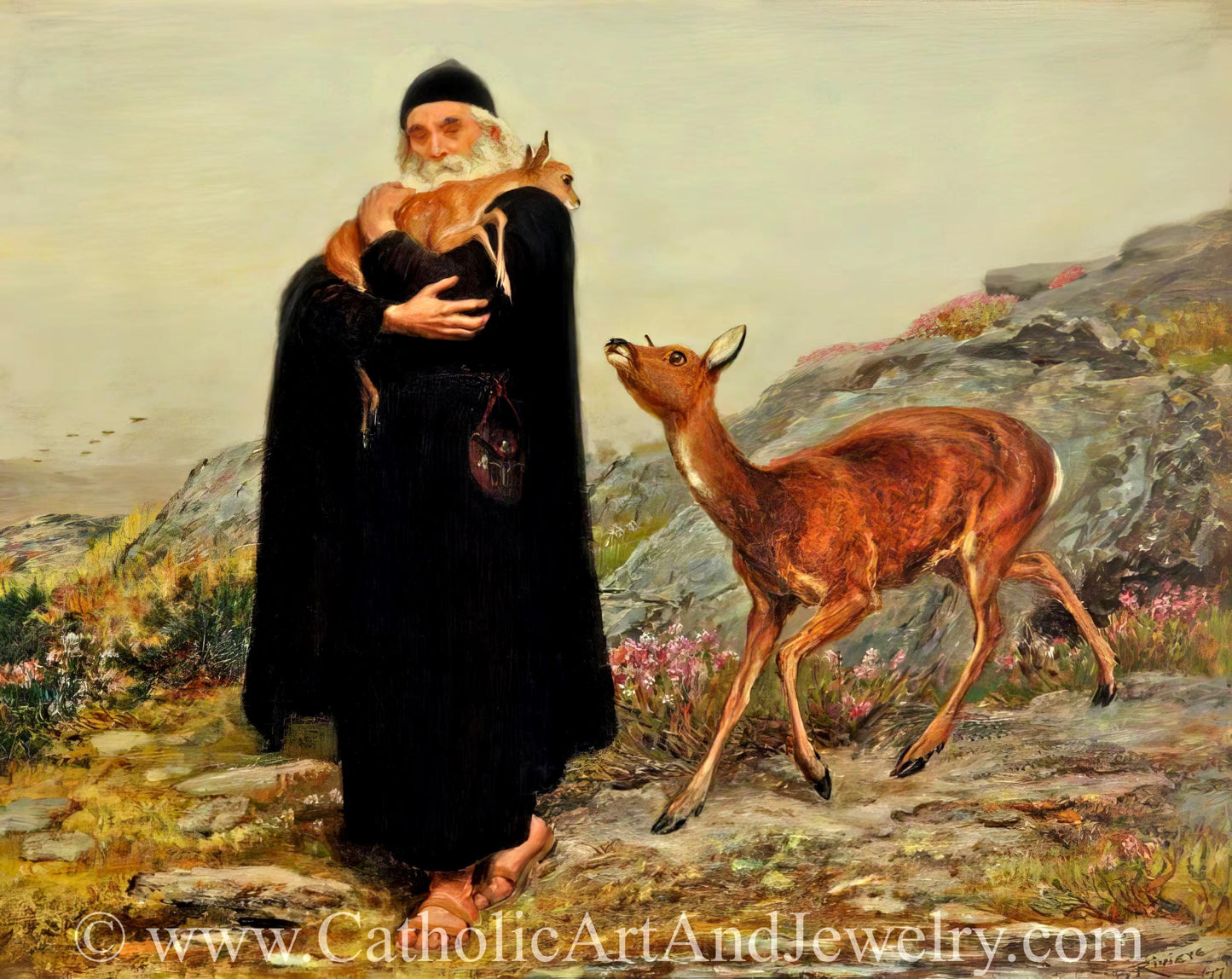 New! A Legend of Saint Patrick – Briton Rivière – Catholic Art Print – Archival Quality