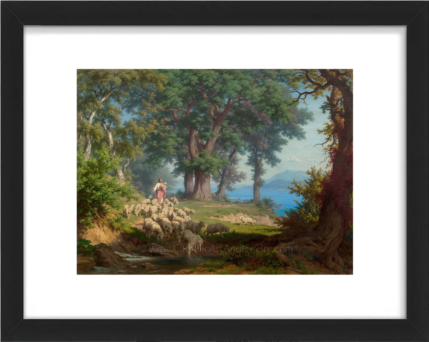 The Good Shepherd – 5 sizes – Robert Zünd – Catholic Art Print