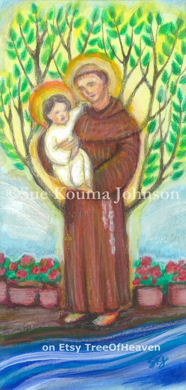 Anthony Catholic Art Print - Catholic Art and Jewelry