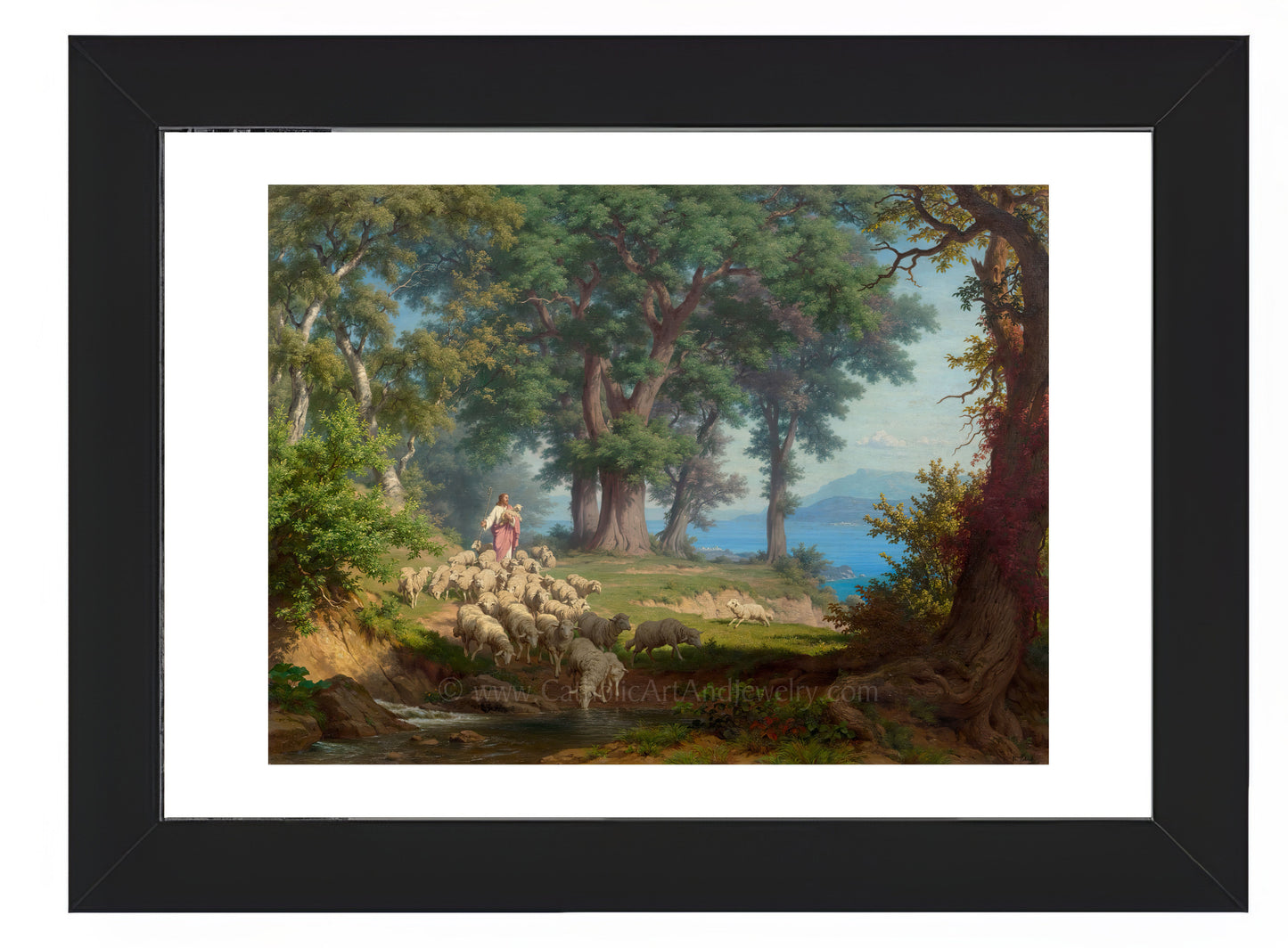 The Good Shepherd – 5 sizes – Robert Zünd – Catholic Art Print