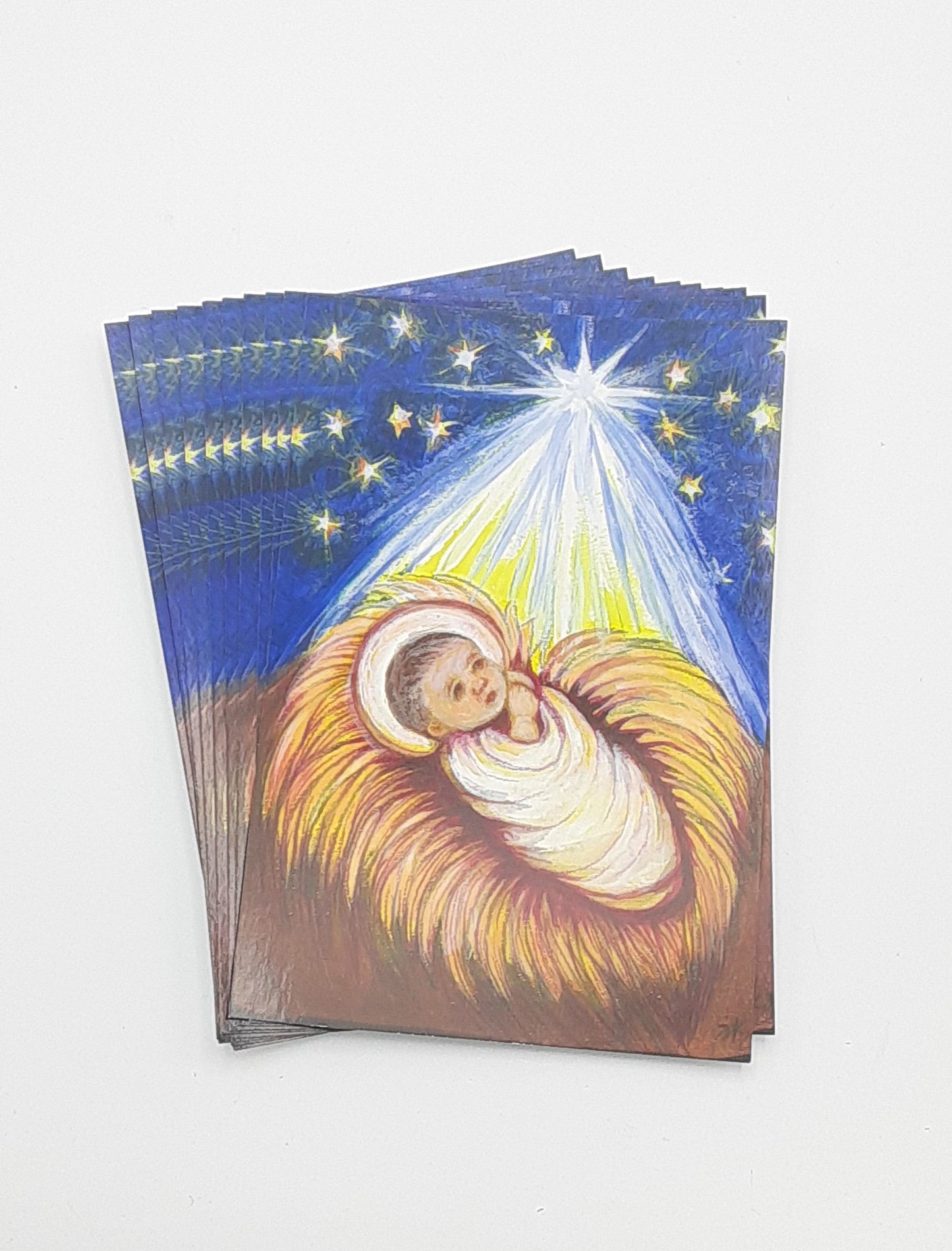 Baby Jesus 4x6" Postcard – pack of 10 - Catholic Art and Jewelry