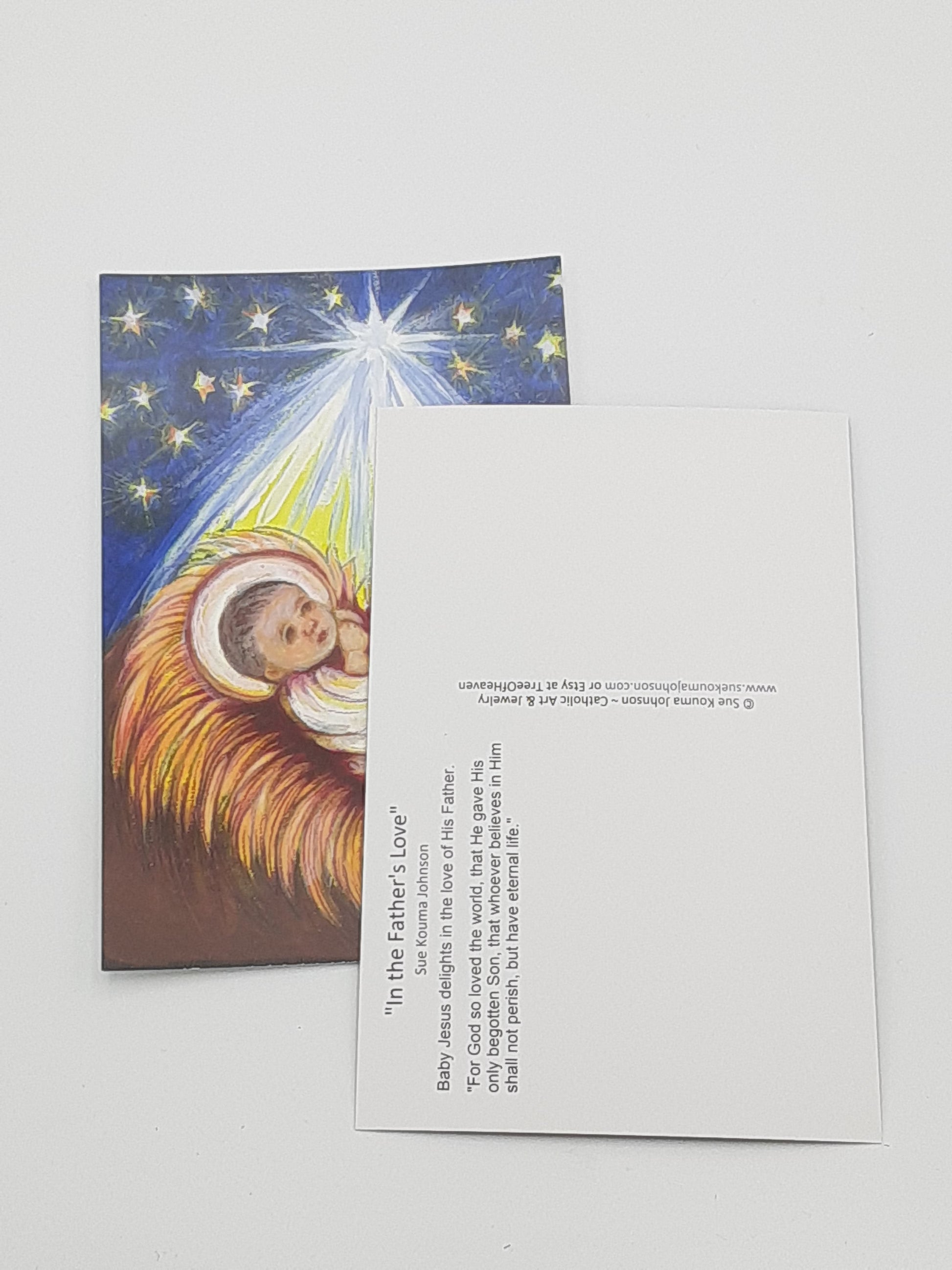 Baby Jesus 4x6" Postcard – pack of 10 - Catholic Art and Jewelry