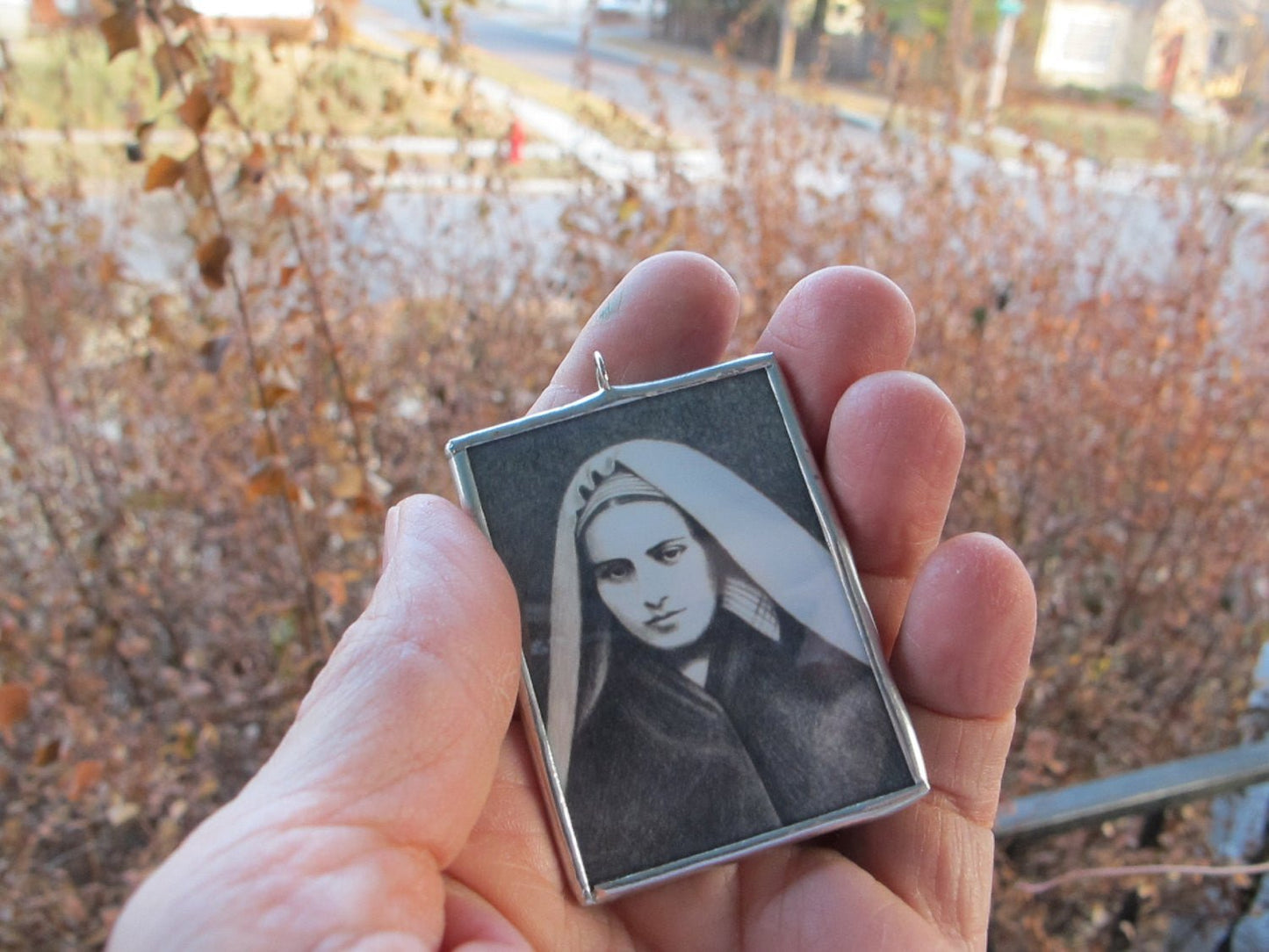 Bernadette of Lourdes Ornament - Catholic Art and Jewelry