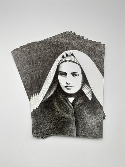 Bernadette Postcard - Catholic Art and Jewelry