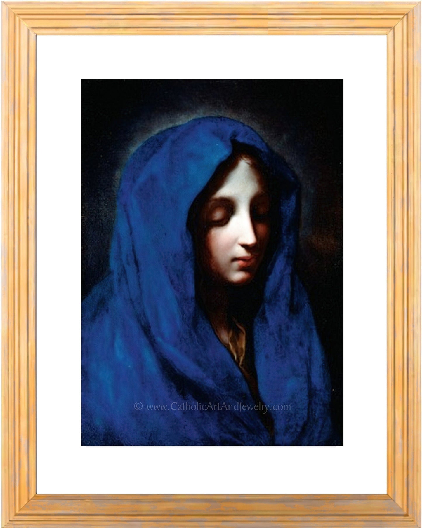 Blue Madonna– 4 sizes – Carlo Dolci – Catholic Art Print – Archival Quality - Catholic Art and Jewelry