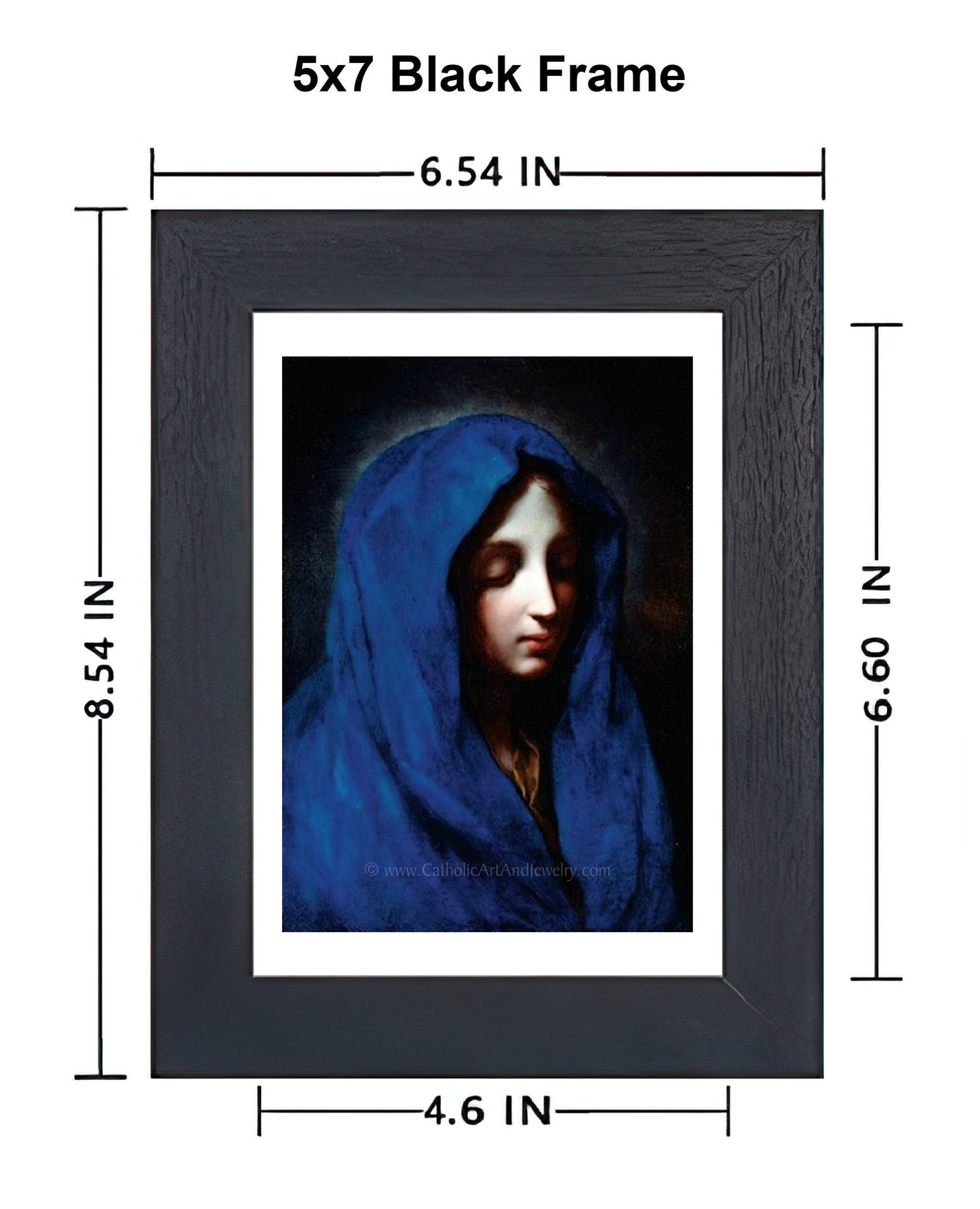 Blue Madonna– 4 sizes – Carlo Dolci – Catholic Art Print – Archival Quality - Catholic Art and Jewelry