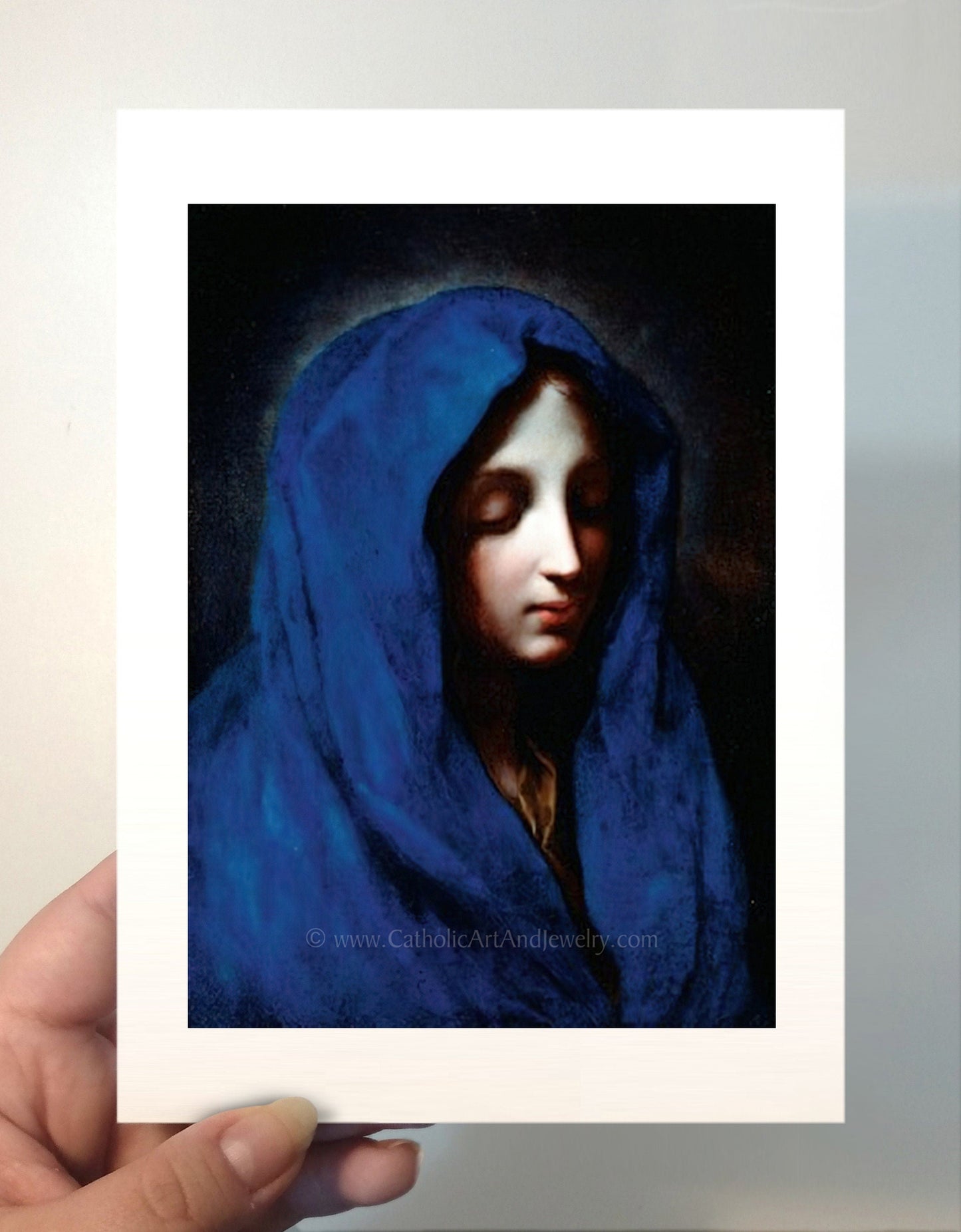 Blue Madonna– 4 sizes – Carlo Dolci – Catholic Art Print – Archival Quality - Catholic Art and Jewelry