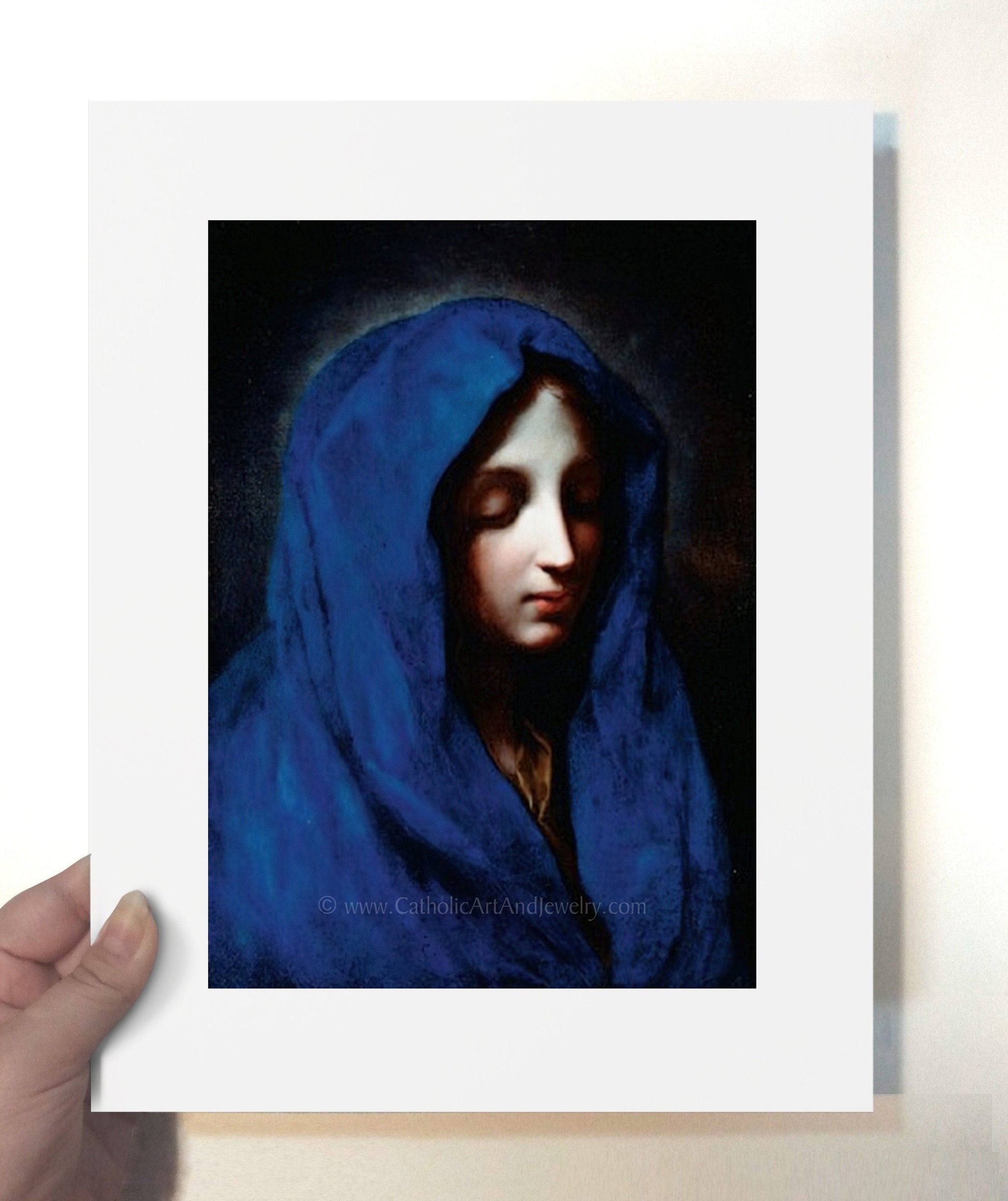 Blue Madonna– 4 sizes – Carlo Dolci – Catholic Art Print – Archival Quality - Catholic Art and Jewelry