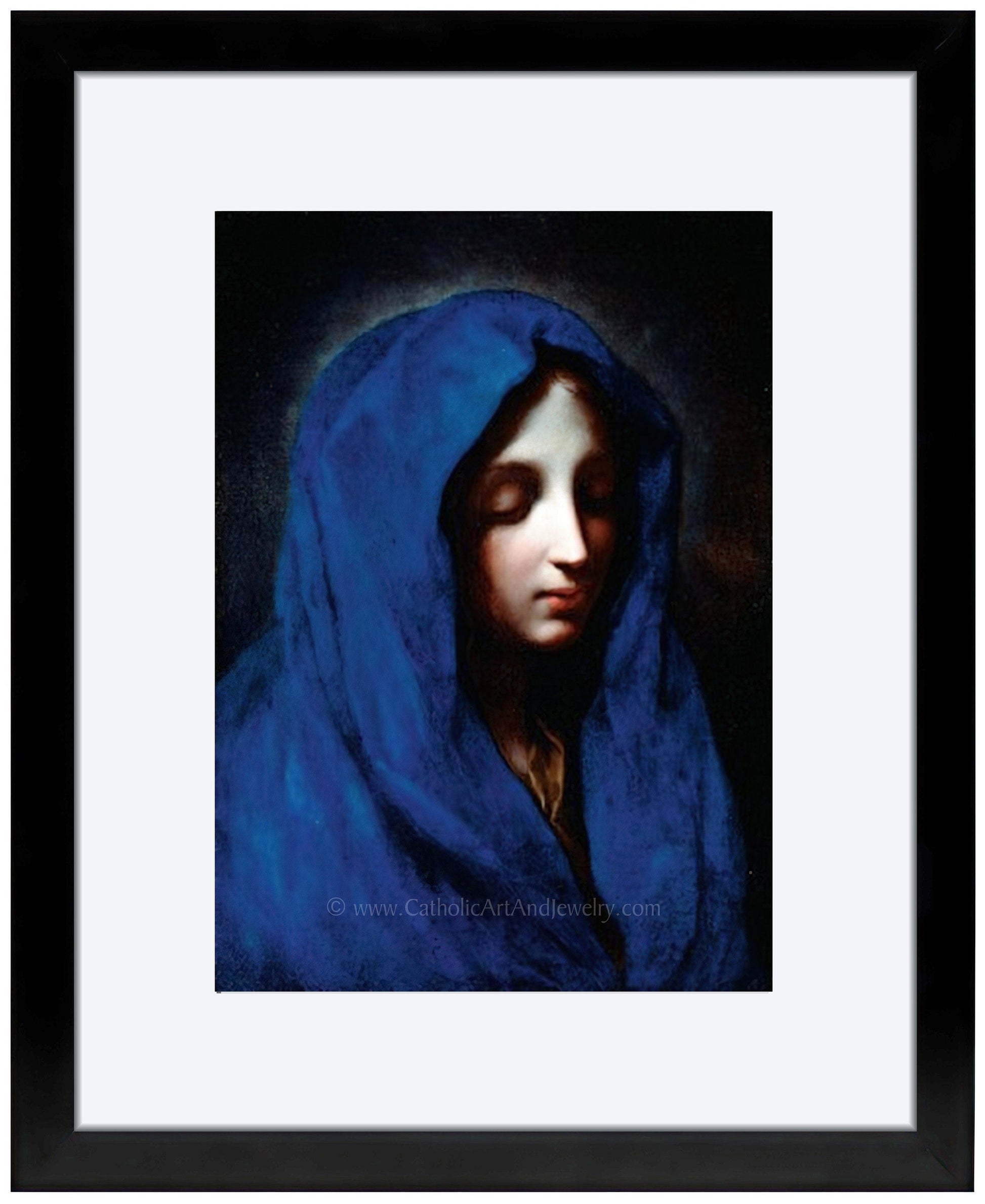 Blue Madonna– 4 sizes – Carlo Dolci – Catholic Art Print – Archival Quality - Catholic Art and Jewelry