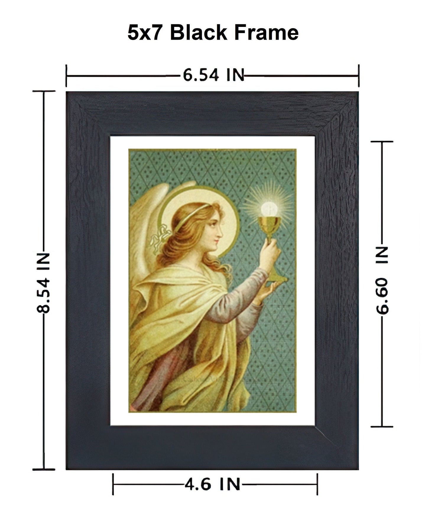 Bread of Angels – based on a Vintage French Holy Card – Catholic Art Print - Catholic Art and Jewelry