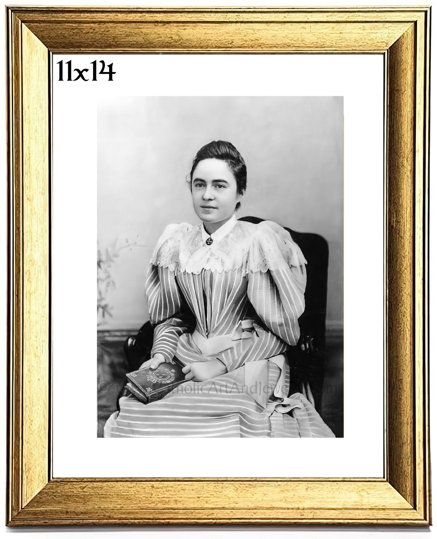 Celine Martin–St Therese's Sister – Exclusive Photo Restoration – Catholic Gift – Catholic Art Print - Catholic Art and Jewelry