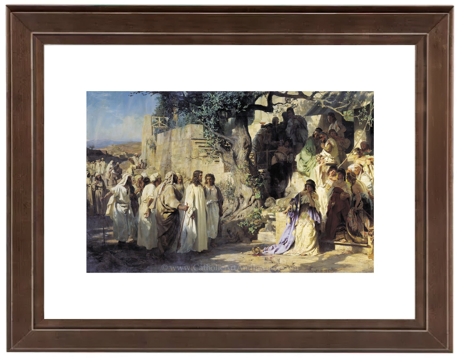 Christ and Sinner – Mary Magdalene – Henryk Siemiradzki – Catholic Art Print - Catholic Art and Jewelry