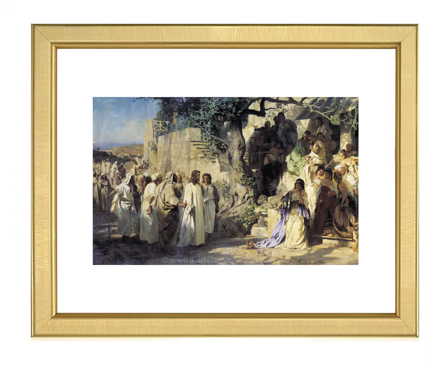 Christ and Sinner – Mary Magdalene – Henryk Siemiradzki – Catholic Art Print - Catholic Art and Jewelry