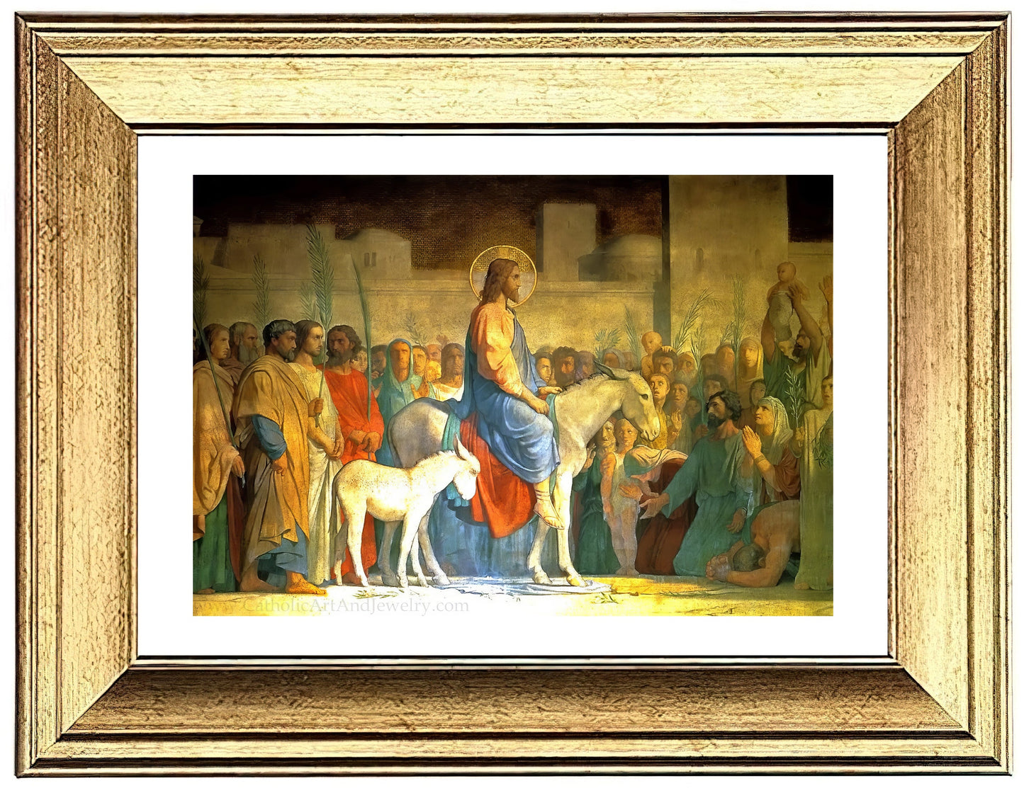 Christ's Entry into Jerusalem – Jean - Hippolyte Flandrin – Catholic Gift – Archival Quality - Catholic Art and Jewelry