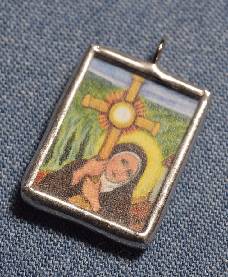 Clare of Assisi Medal - Catholic Art and Jewelry