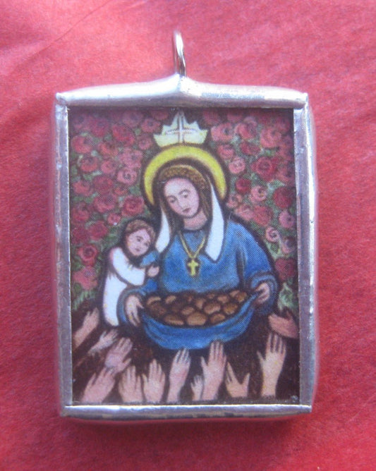 Elizabeth of Hungary Pendant - Catholic Art and Jewelry