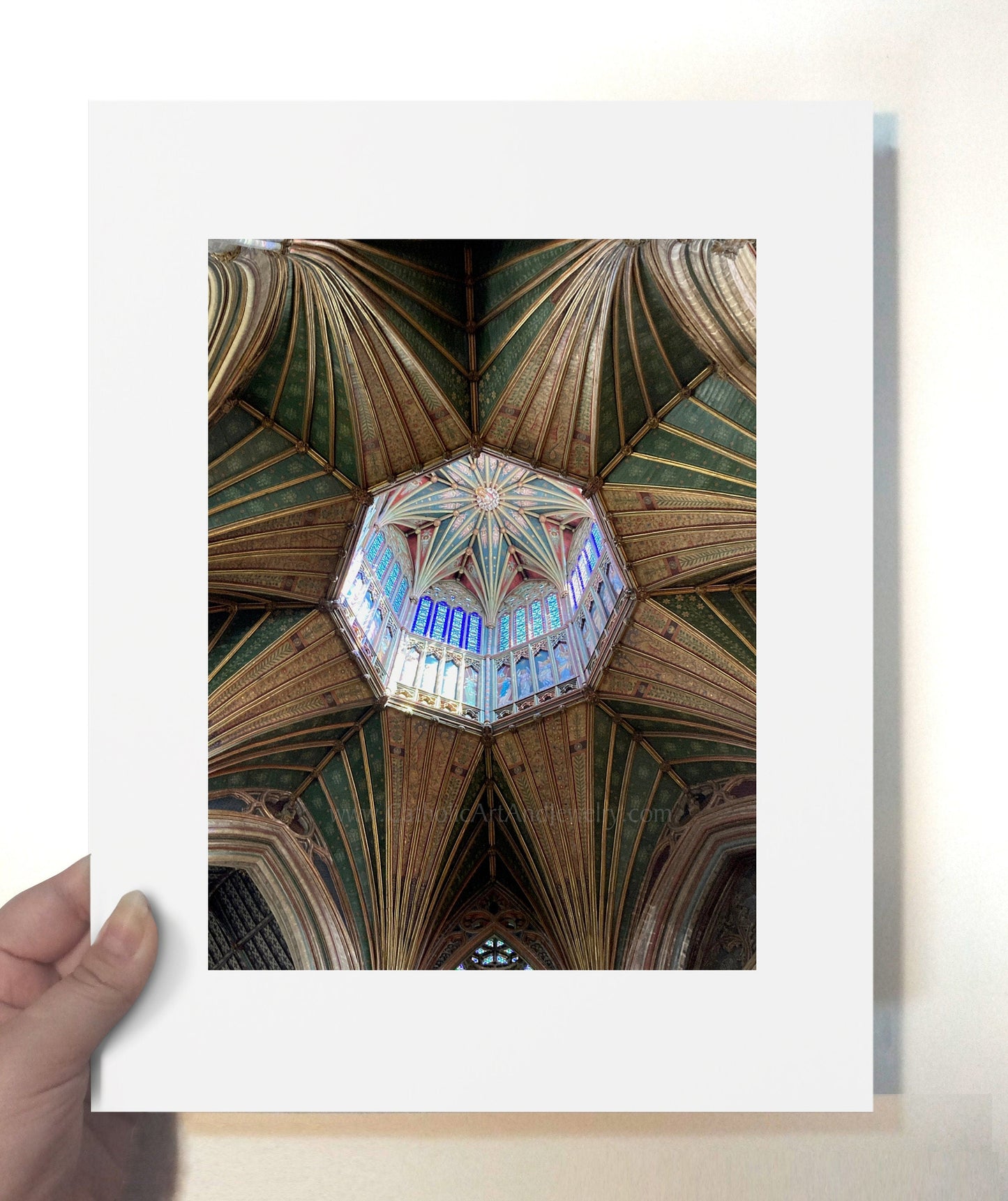 Ely Cathedral Ceiling – Medieval Architecture from a Benedictine Monastery – Catholic Art Print – Catholic Gift – Gift for Priest - Catholic Art and Jewelry