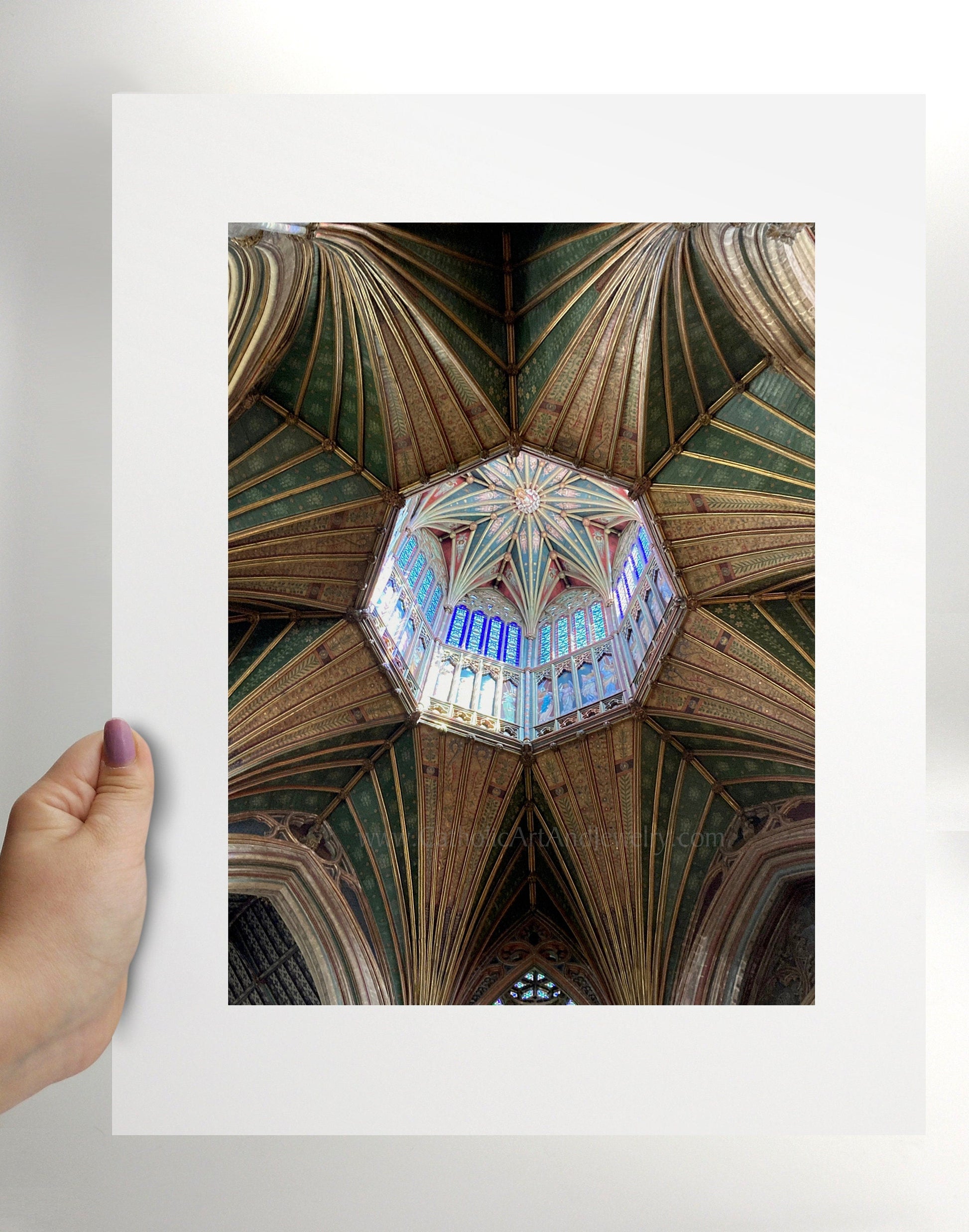 Ely Cathedral Ceiling – Medieval Architecture from a Benedictine Monastery – Catholic Art Print – Catholic Gift – Gift for Priest - Catholic Art and Jewelry