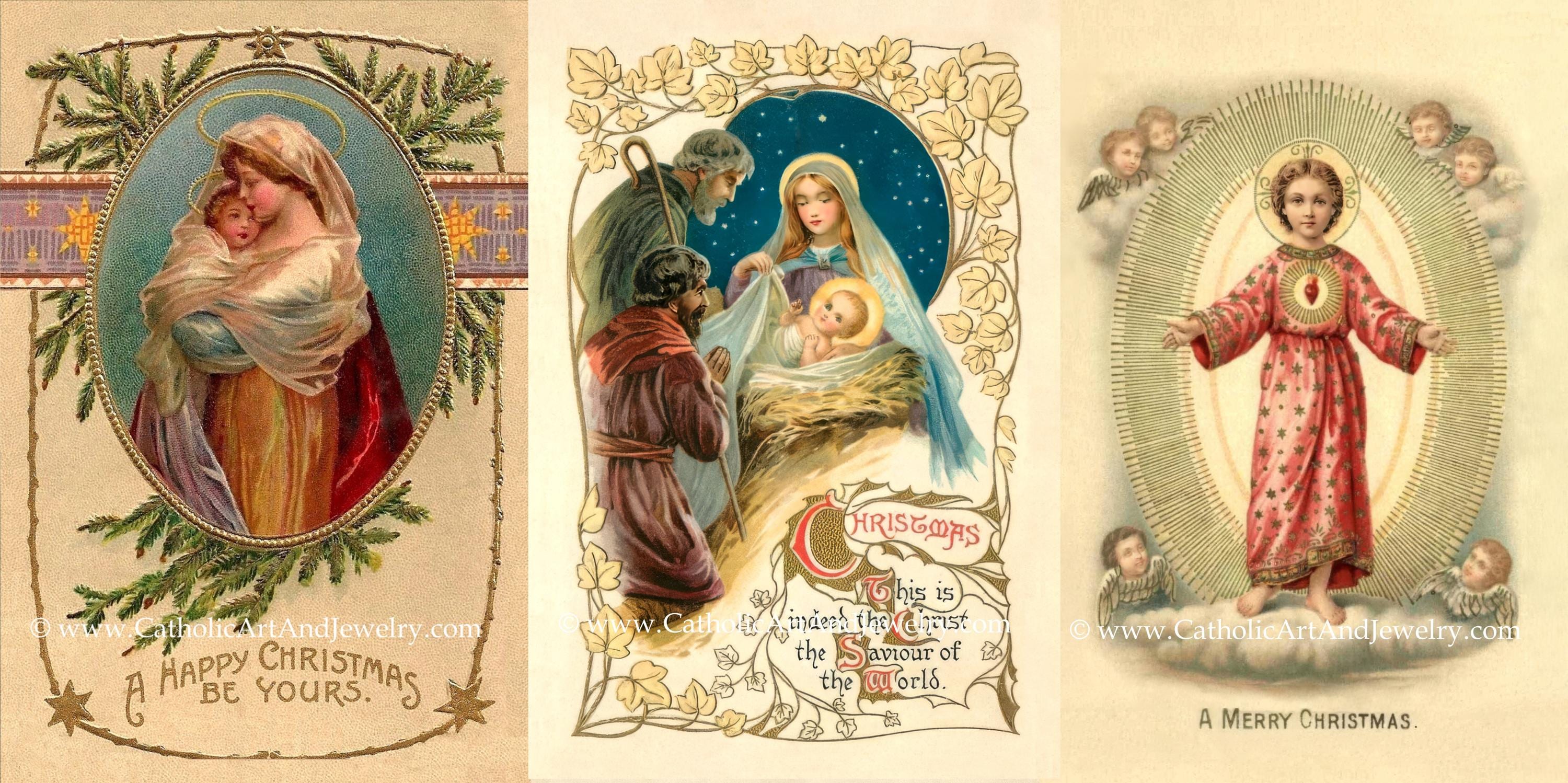 Antique vintage religious postcards 147 cards art hot scrapbook 1930-1950