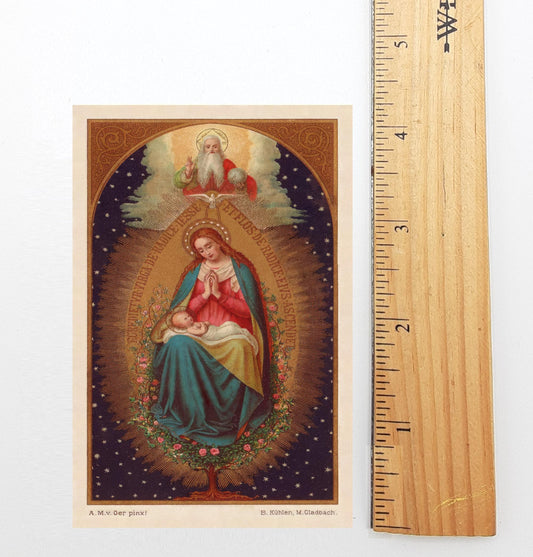 New! Holy Card – Tree of Jesse – pack of 10/100/1000 – Restored Vintage Holy Card