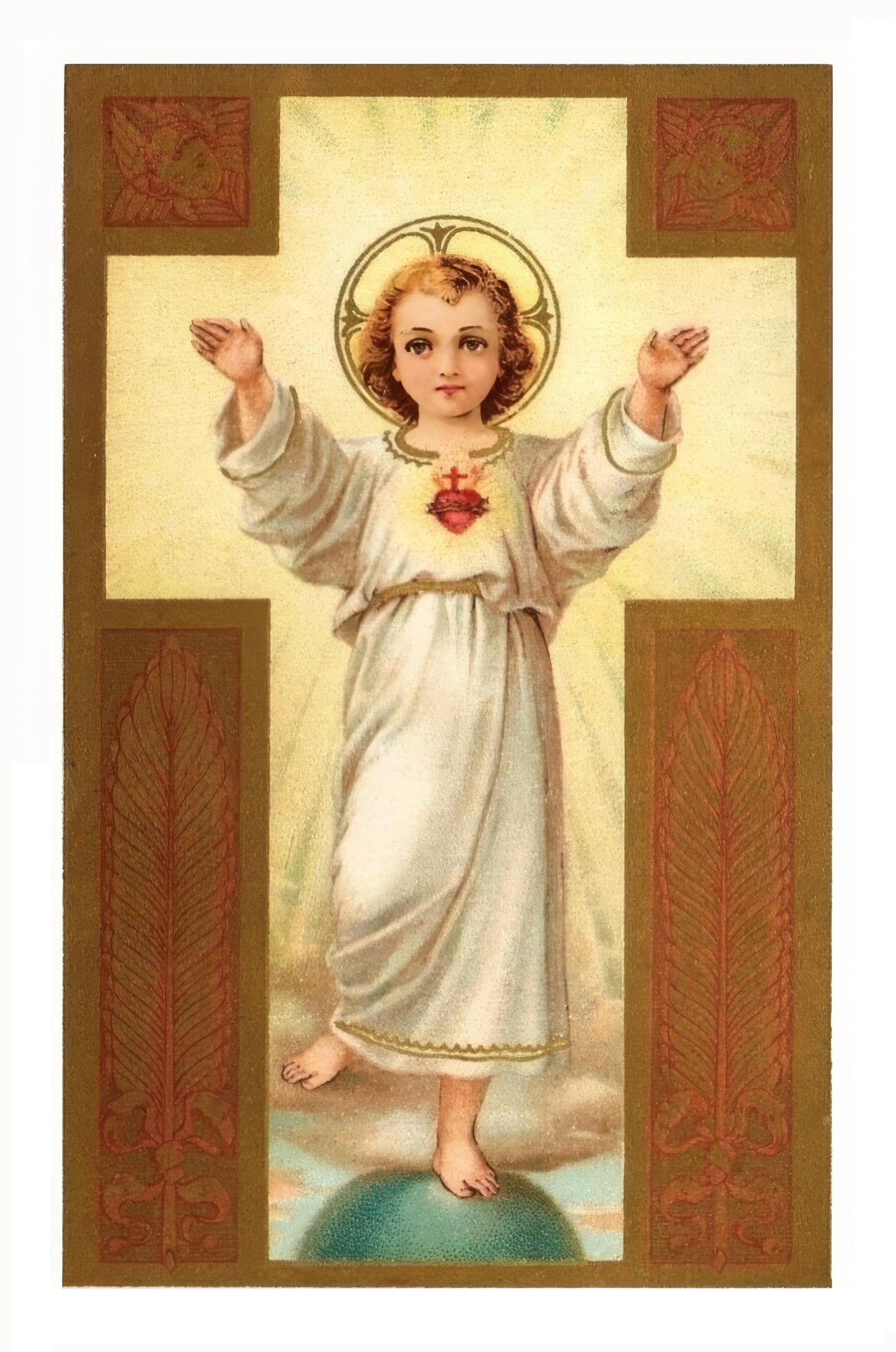 Christmas Holy Card #21 – The Prince of Peace – pack of 10/100/1000 – Stocking Stuffer – Restored Vintage Card