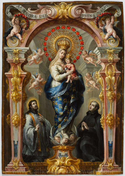 Our Lady of Good Counsel – Bartolome Perez – Catholic Art Print – Archival Quality – Catholic Gift