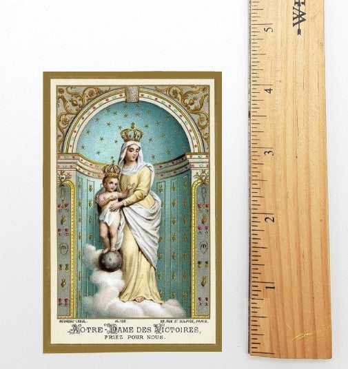 Our Lady of Victory Holy Card – Catholic Art and Jewelry