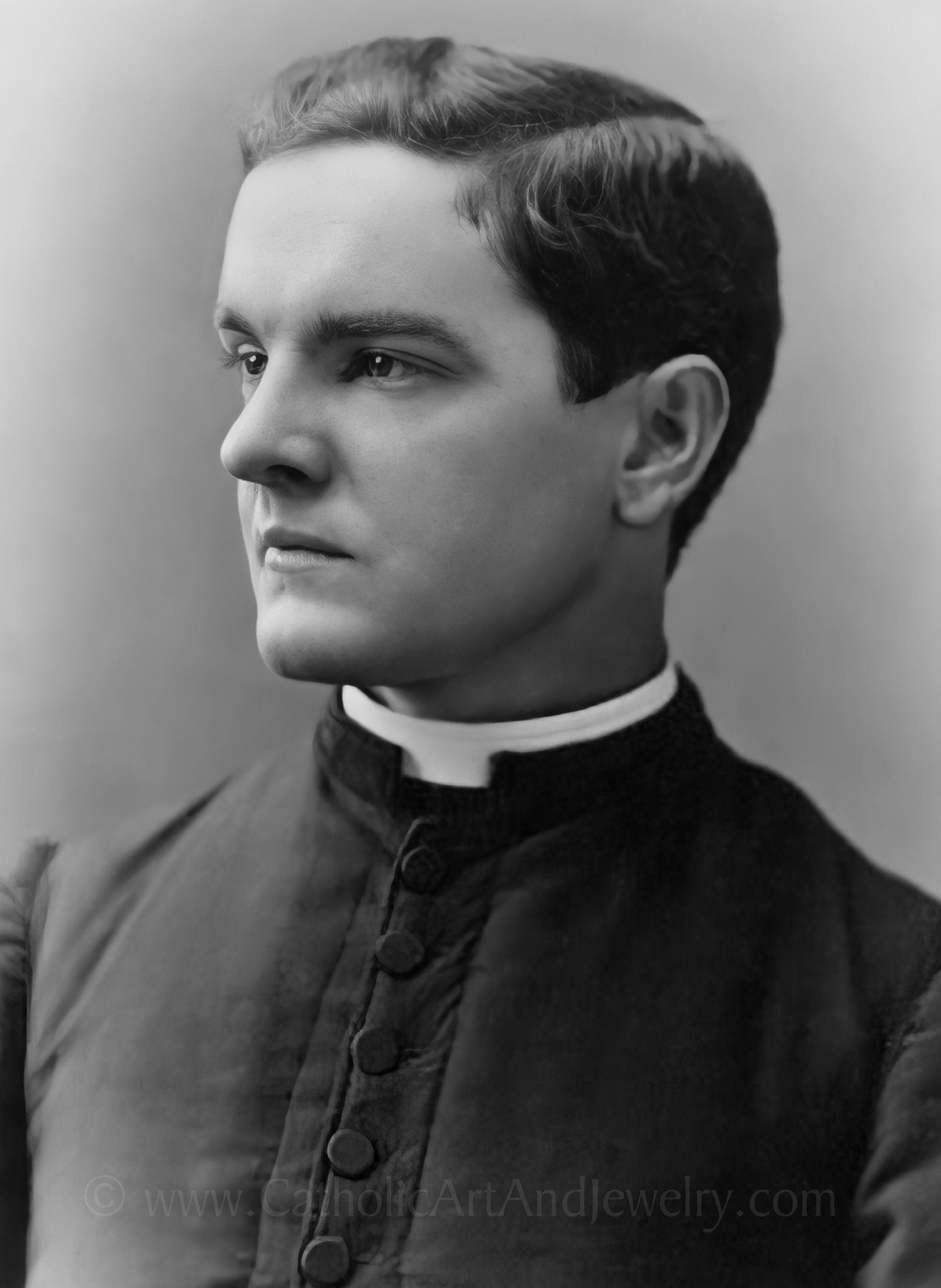 Fr. McGivney – Restored Photograph – Knights of Columbus Founder – 3 sizes – Catholic Art Print