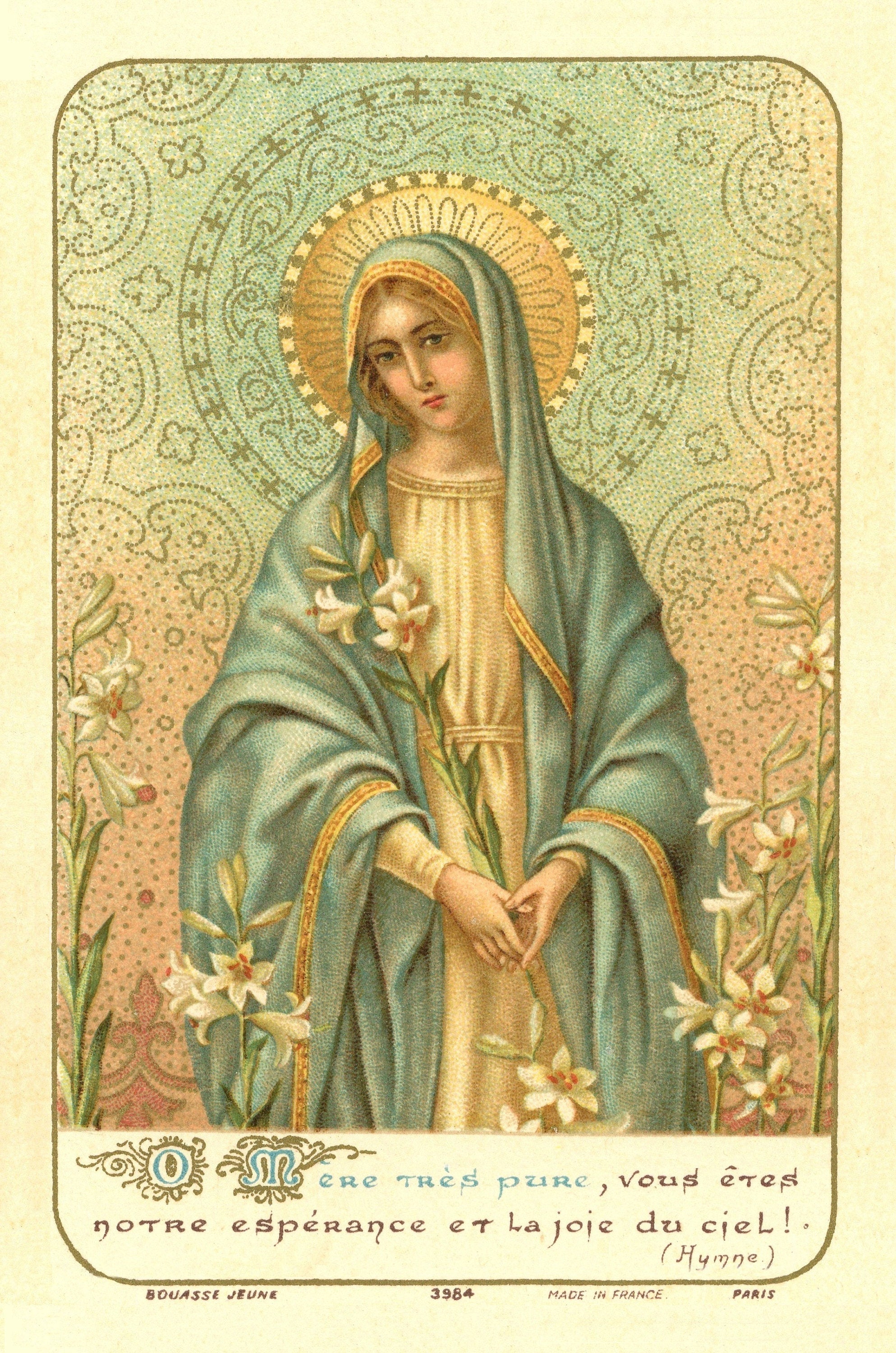 Vintage Holy Prayer Cards 2024