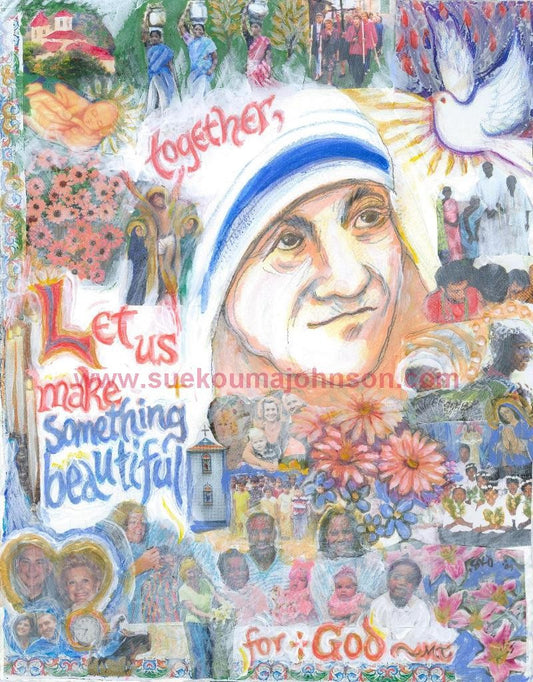 Teresa of Calcutta Art Print