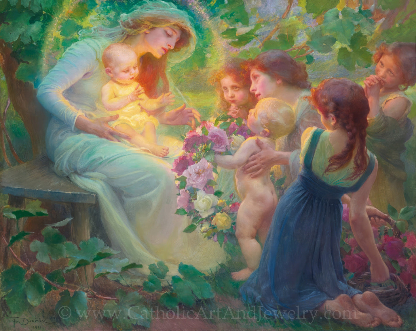 New! Mystic Roses – by Franz Dvorak – Beautiful Catholic Artwork