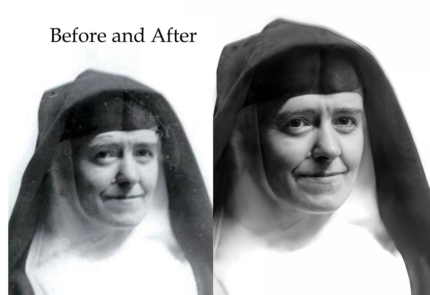 New! Leonie Martin as a Nun, Servant of God – Exclusive Restoration! – Vivid Photo – Sister of Saint Therese – Catholic Gift